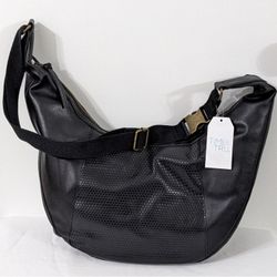 NEW Women's Faux Leather Black Marcella Hobo Handbag