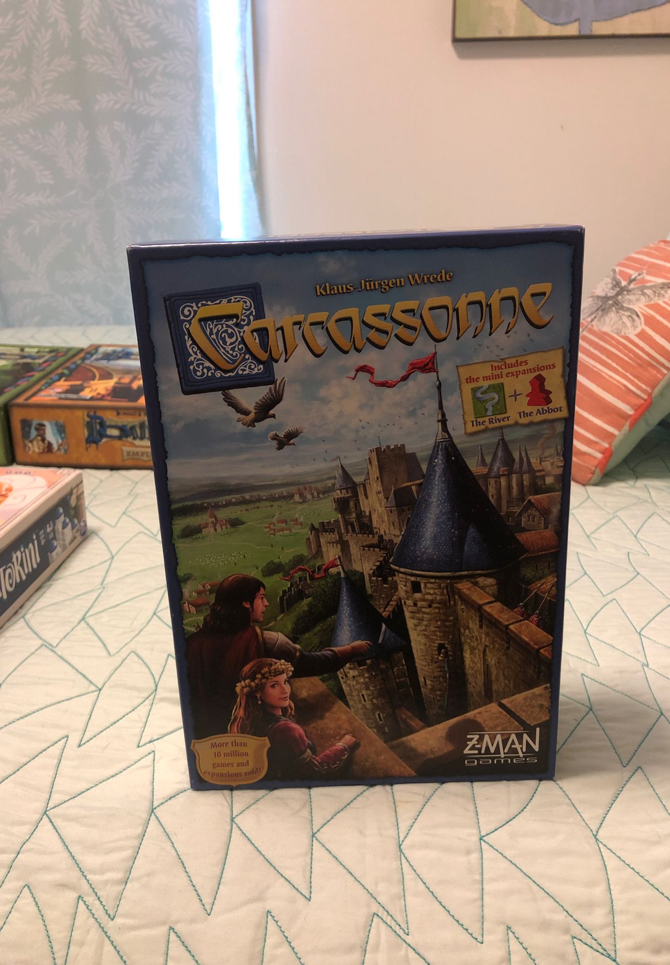 Carcassonne Board game with the River Expansion