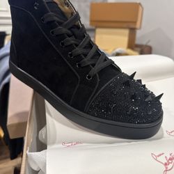 Louboutin Hightop Suede Shoe