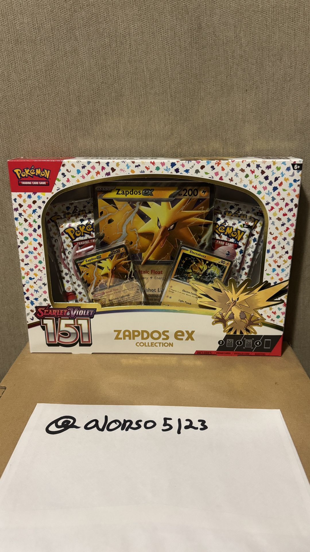 Pokemon 151 Zapdos Bundle