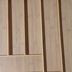 Adjustable Bamboo Silverware Rack