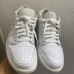 Air Jordan1Retro Low Triple White,Size8.5