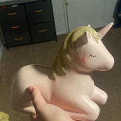 Unicorn Piggy Bank 