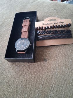 Geneva Men's watch with bracelets