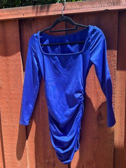 Blue dress