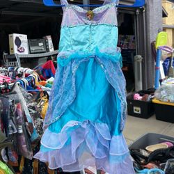 Little Mermaid Ariel Costume Dress 4-6