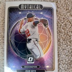 Juan Soto Optic Mythical 2021 Panini Card