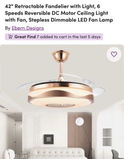 Fandelier, Lighting , Ceiling Fan