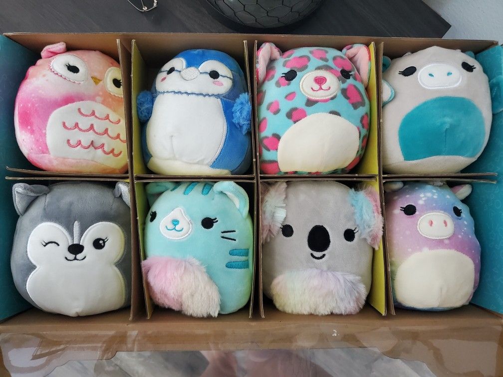 Squishmallows 8-pack Mini Animal 5" Plush