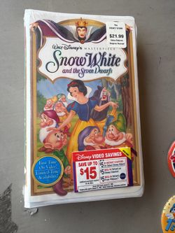 Walt Disney's Masterpiece Snow White and the Seven Dwarfs VHS Rare #1524 SEALED