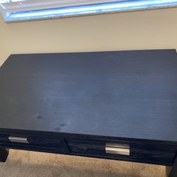 Coffee Table- BLACK FAUX WOOD FINISH 