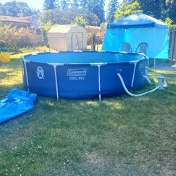 Pool, Ladder, Cover