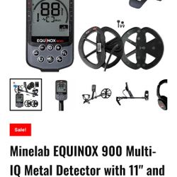 Brand New Minelab EQUINOX 900 Metal Detector