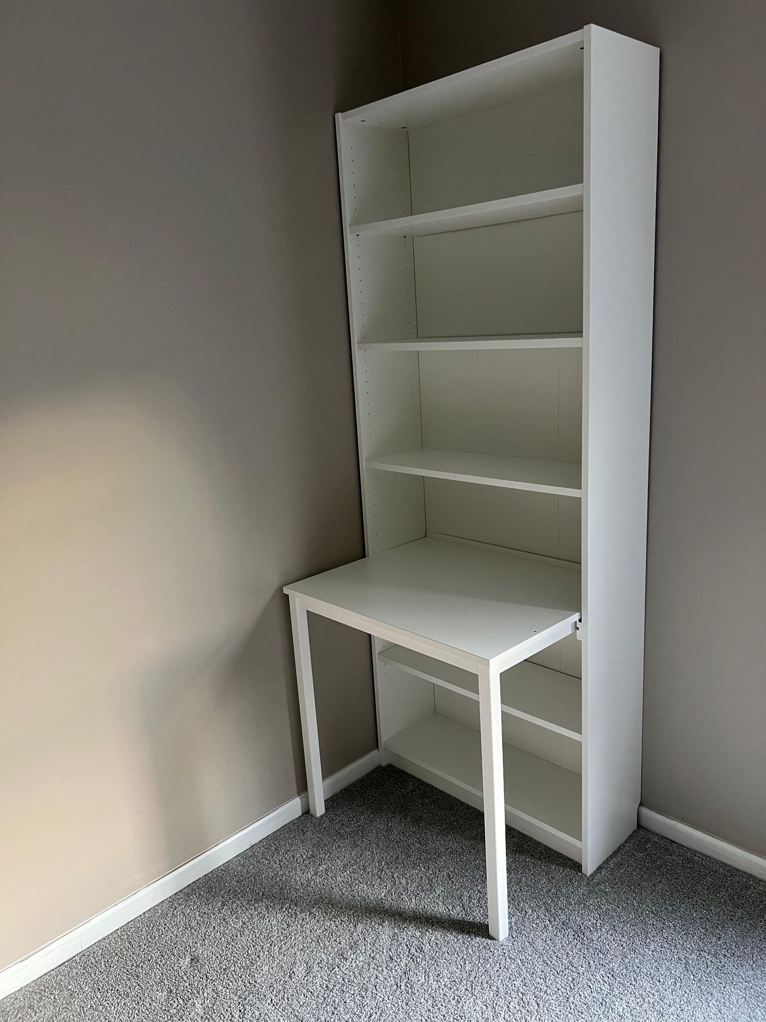 Ikea Bookshelf with a table