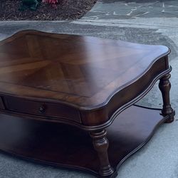 Coffee Table And Matching End Table