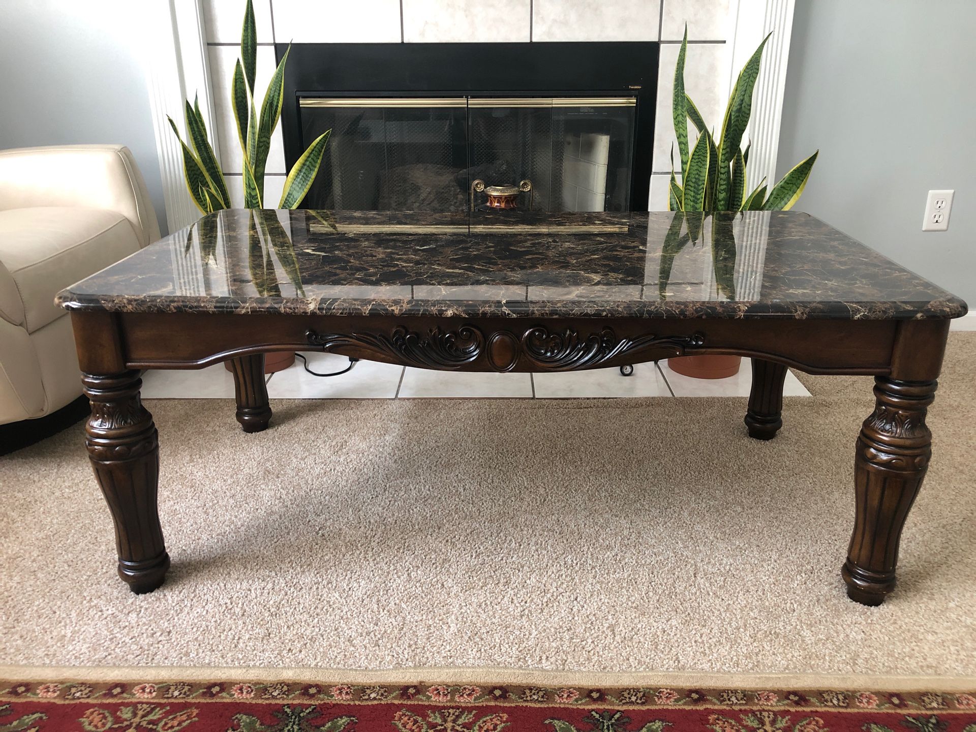 Coffee Table with 2 End Tables