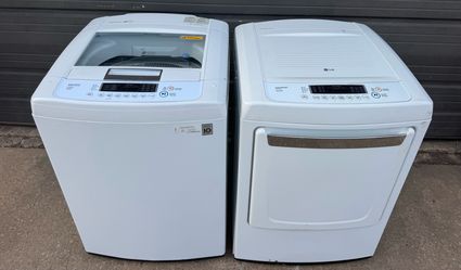 LG XXL Super Capacity Plus Flat Top Load Washer/Electric Dryer (can deliver)