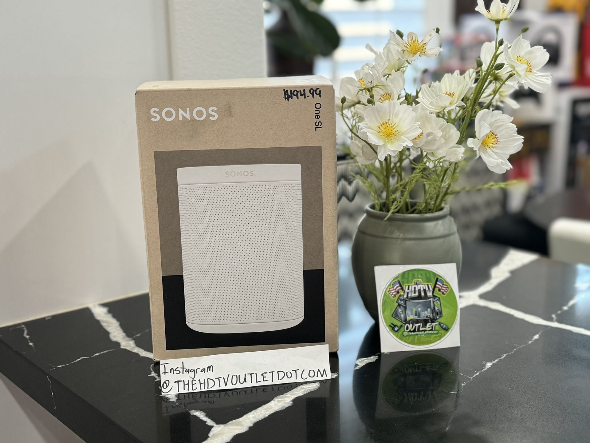 Sonos One SL Wireless Smart Speaker 