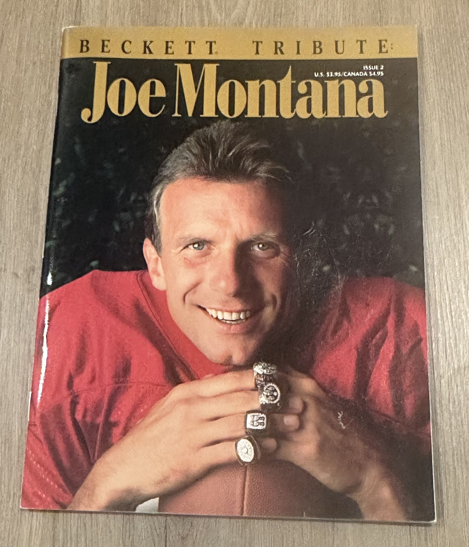Joe Montana Beckett Tribute Magazine 1993 Issue #2