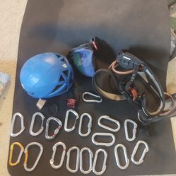 Aa Bunch Of Rock Climbing Gear