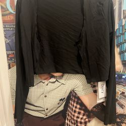 Dazy Black Size Large Cardigan 