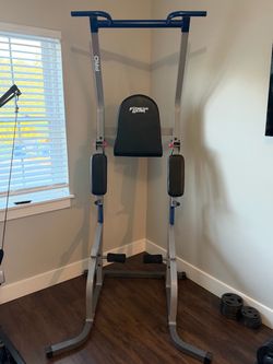 Pull-up/dip rack