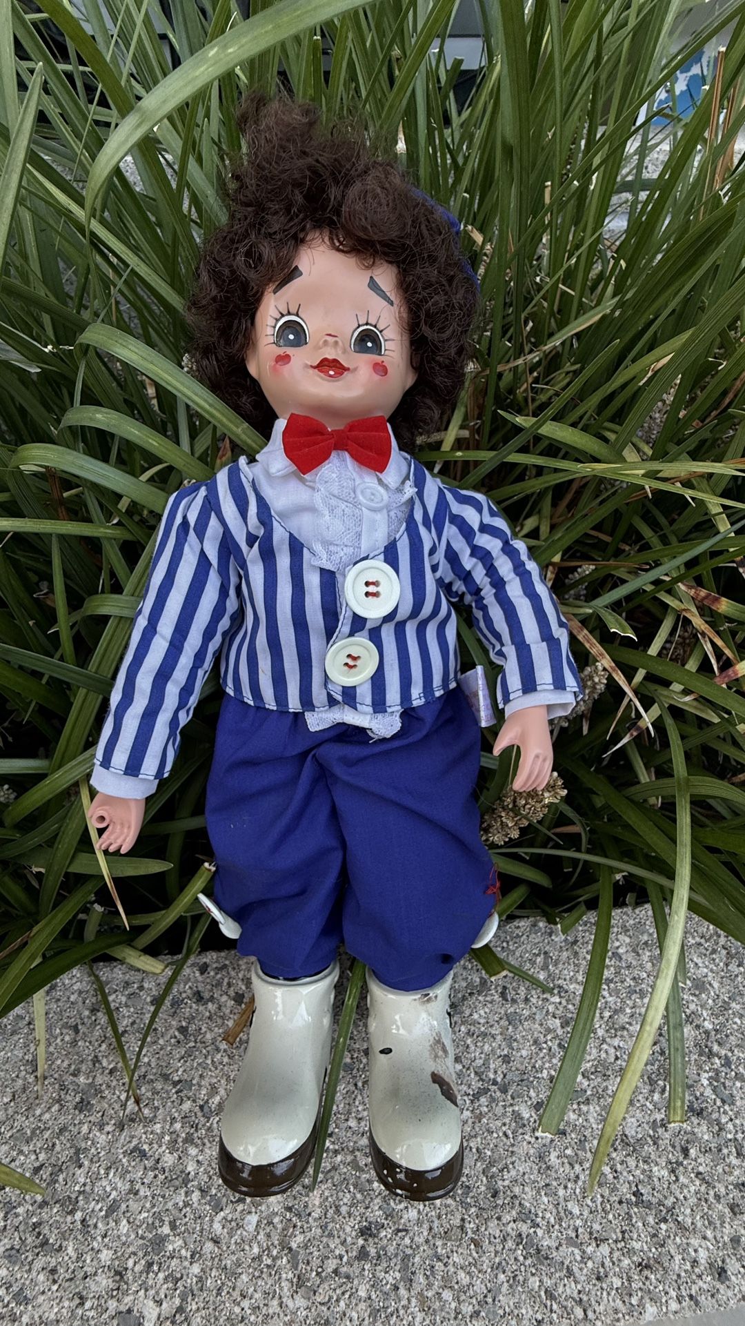 Vintage Brien's Clown Doll โ 1984 โ Handmade in Korea