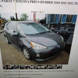 FOR PARTS 7 TOYOTA PRIUS COMPLETE CARS WITH GOOD ENGINE TRANSMISSION AND ALL KIND OF BODY PARTS
