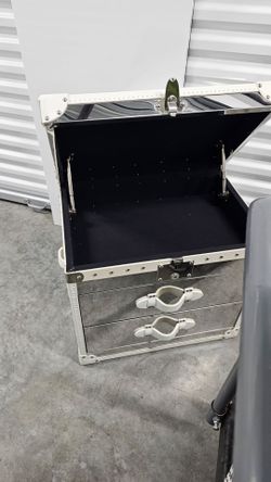 Stainless steel night table