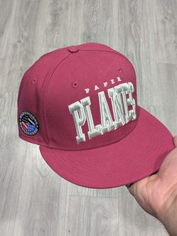 Paper Planes 7 5/8 Maroon Blue UV Fitted Hat 