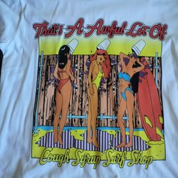 Awful Lot Of Cough Syrup Beach Tee