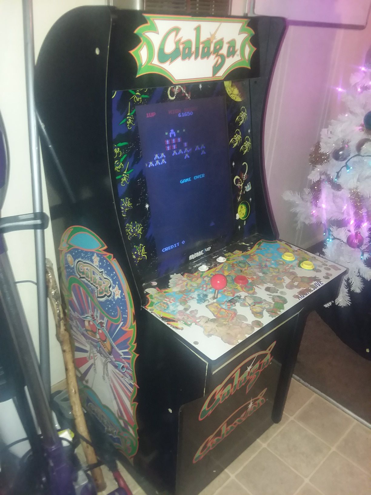 4ft tall video arcade game 2 games in 1