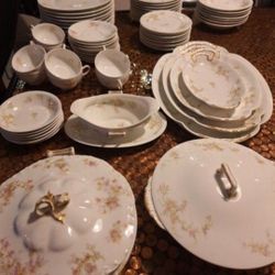 Theodore Haviland 8 Piece China Set + Serving Set