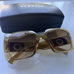 Versace Signature Square Sunglasses 