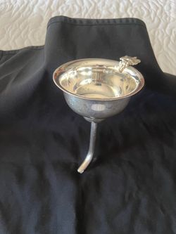 Silver Wine Funnel