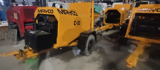 Concrete Pumps Mayco C30 And Schwing