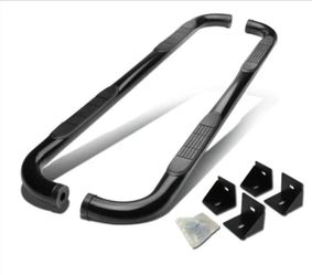 07-18 Jeep Wrangler JK Side Steps Running Boards Step Bar Nerf Bar Estribos