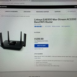 Linksys EA8300 Tri-band WiFi router