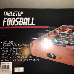 Tabletop Foosball Brand New Sealed Package 