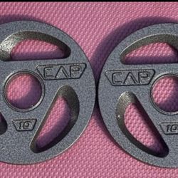 Olympic 2 Inch Gym Plates 10.lbs X 2 