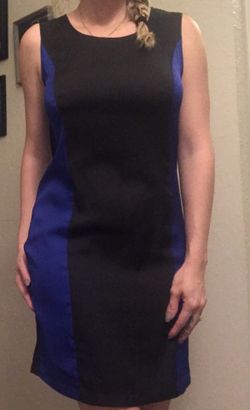 BCBG black and blue dress XS