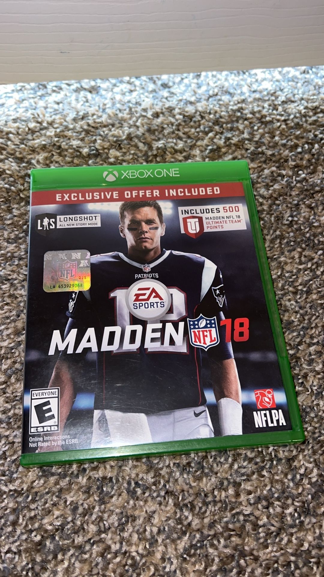Xbox One Madden 18 game