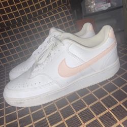 Pink And White Nikes