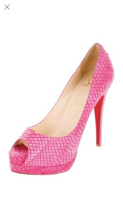 Red and Pink Red bottoms/ Christian Louboutin/Loubs