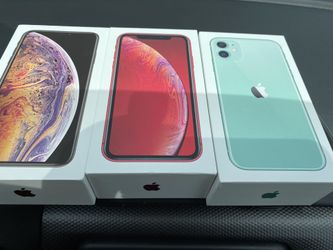 XR , XS, iPhone 11 boxes