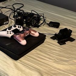 PS4 2 Controllers And A Charger
