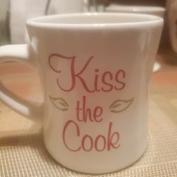 Paula deen kiss the cook coffee cup