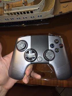 OUYA Video Game Controller (Grey/Black) Model OGC1 Tested