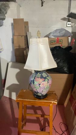 Flower and clear lamp