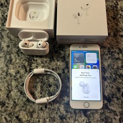 Apple AirPods Pro 2nd Generation with MagSafe Wireless Charging Case -  Ship US